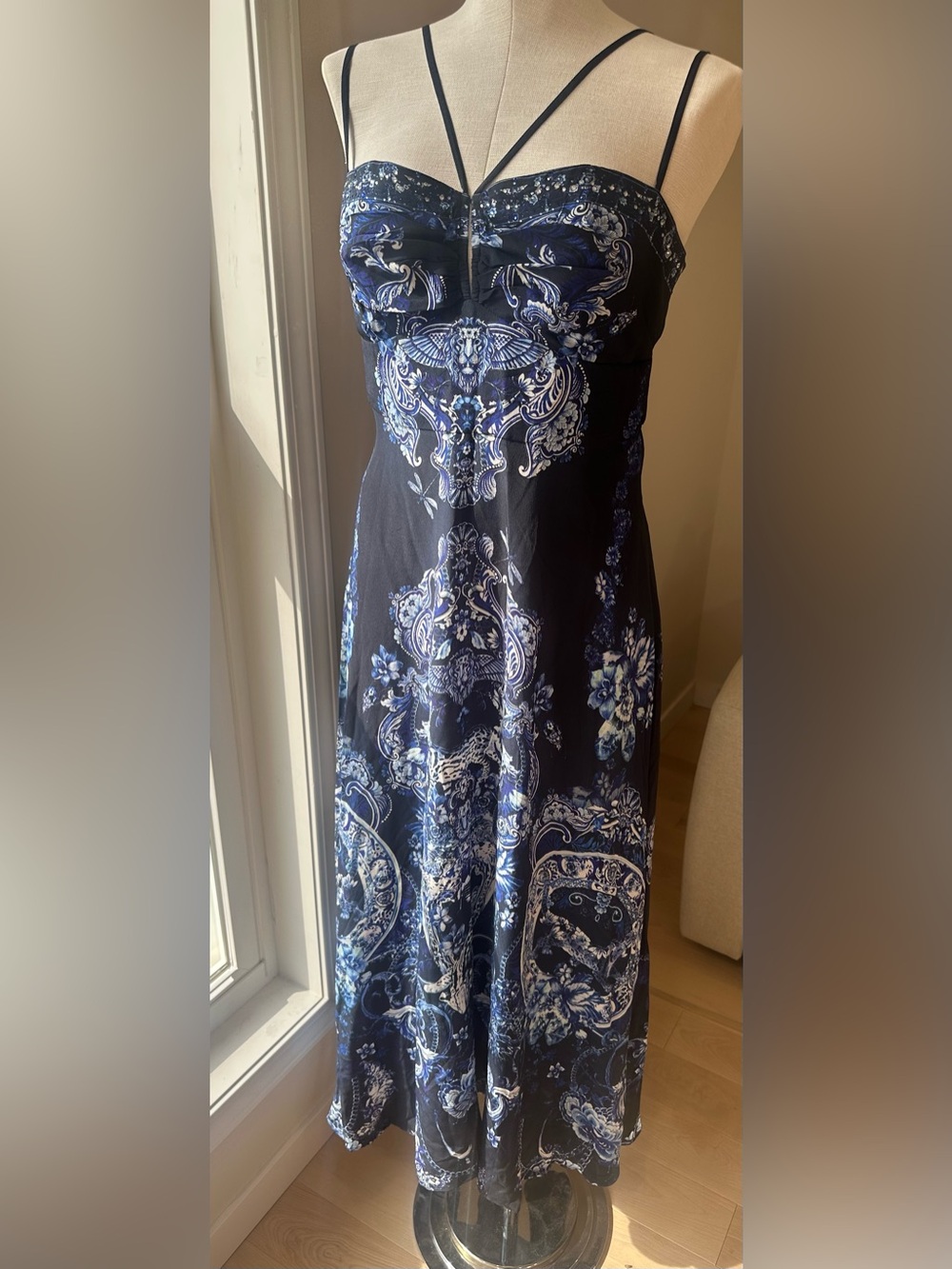Camilla Delft Dynasty Strap Detail Dress Size Large